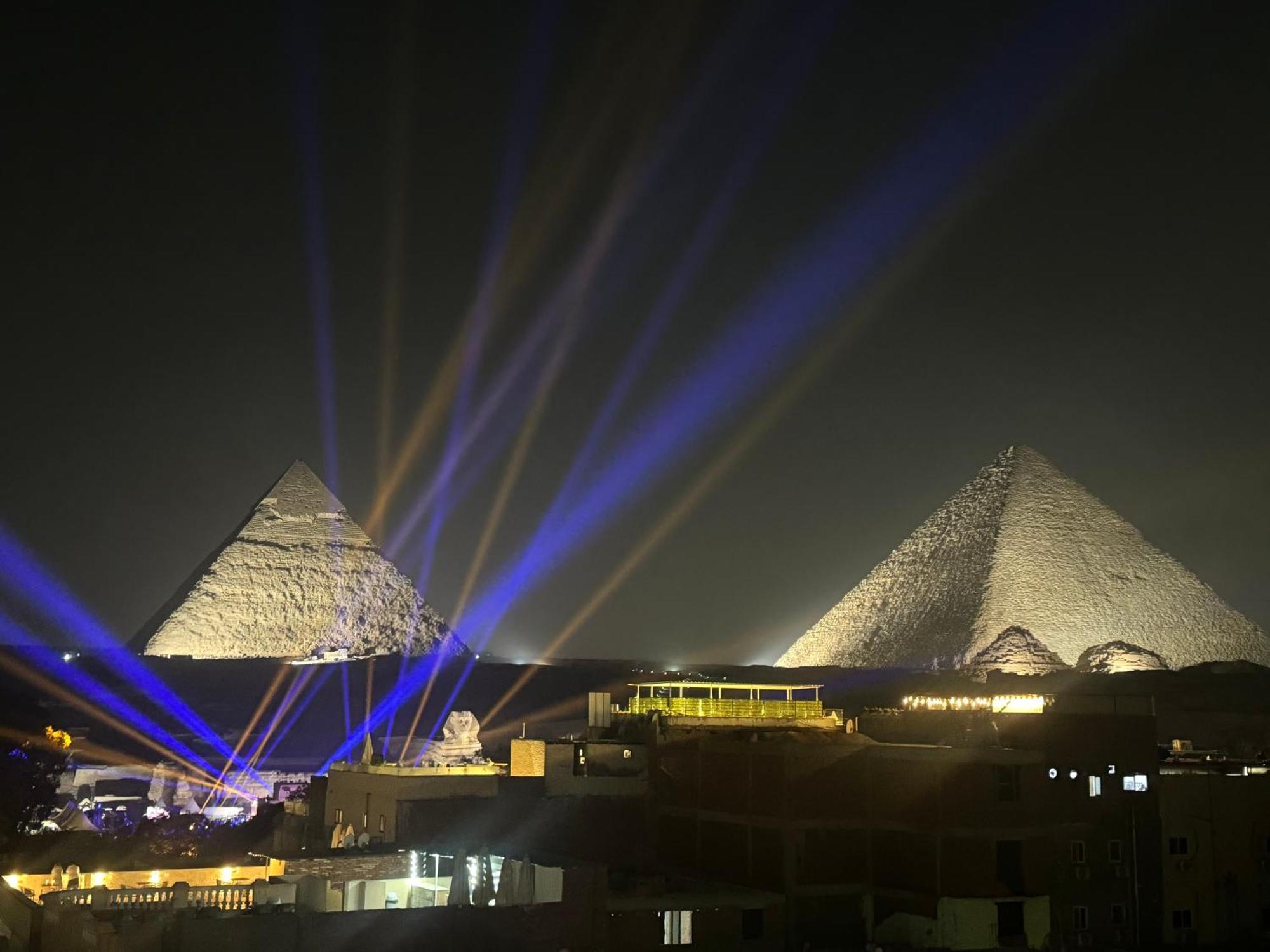 Kafret el-Gabal Pyramids And Sphinx Hotel מראה חיצוני תמונה