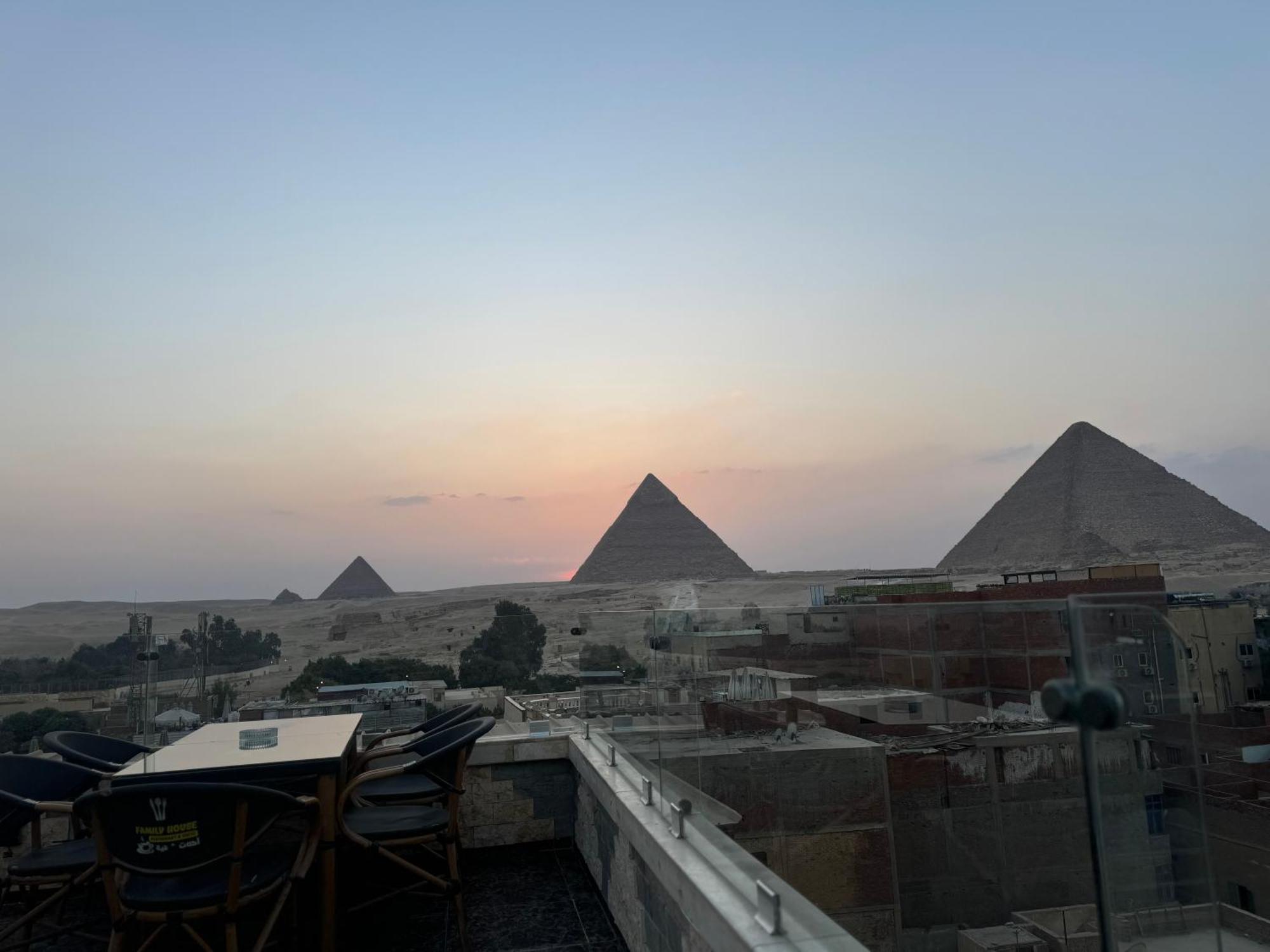 Kafret el-Gabal Pyramids And Sphinx Hotel מראה חיצוני תמונה