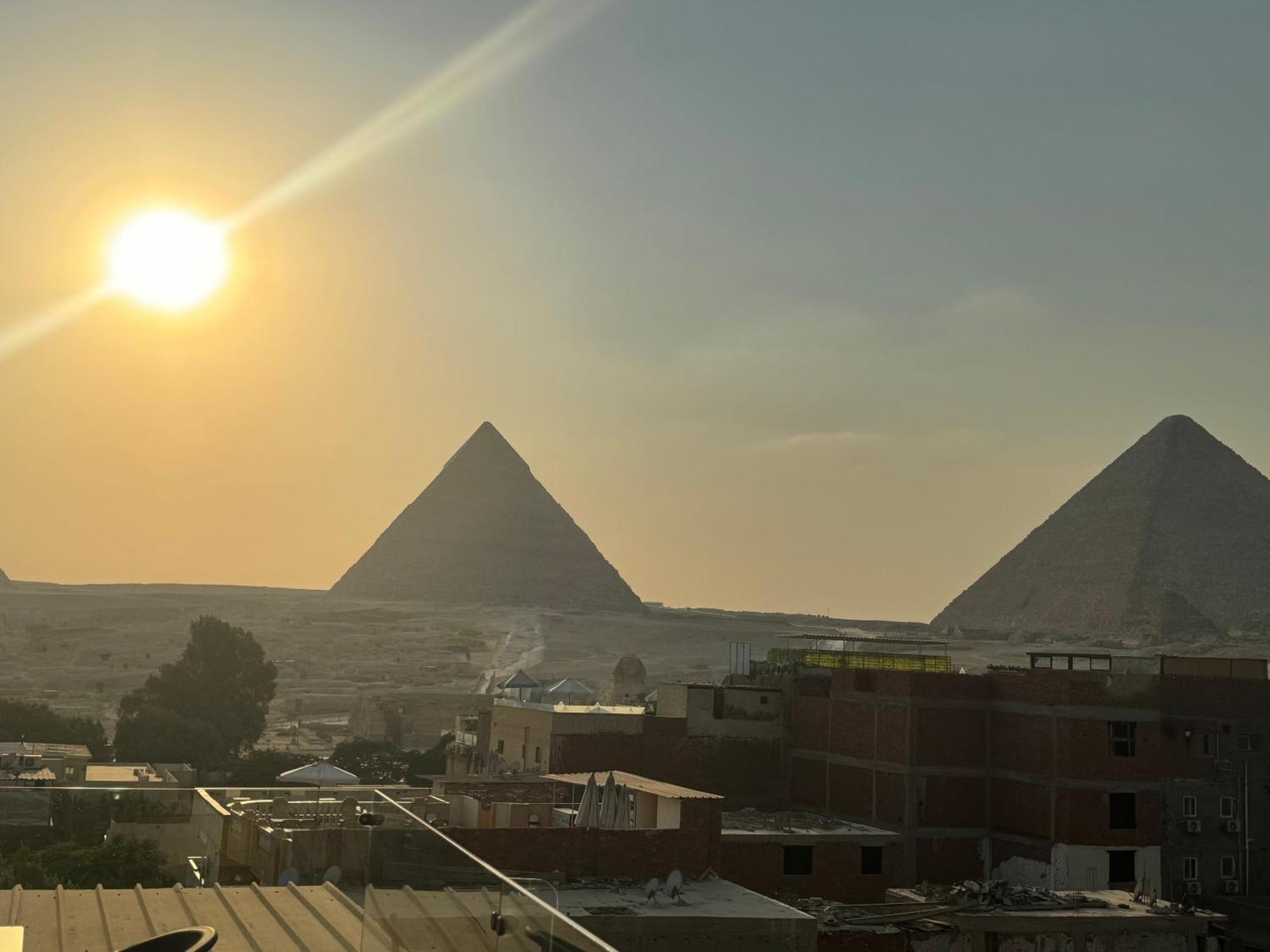 Kafret el-Gabal Pyramids And Sphinx Hotel מראה חיצוני תמונה
