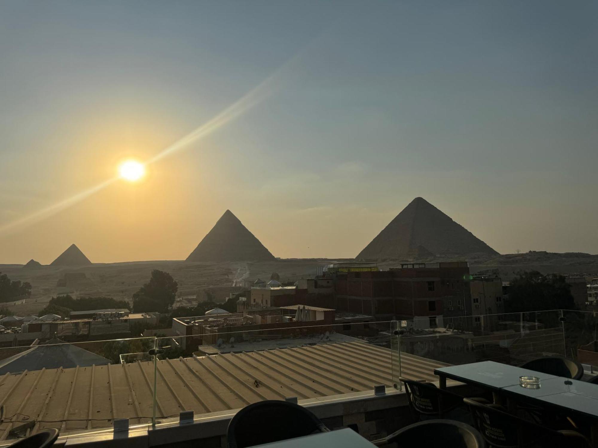 Kafret el-Gabal Pyramids And Sphinx Hotel מראה חיצוני תמונה