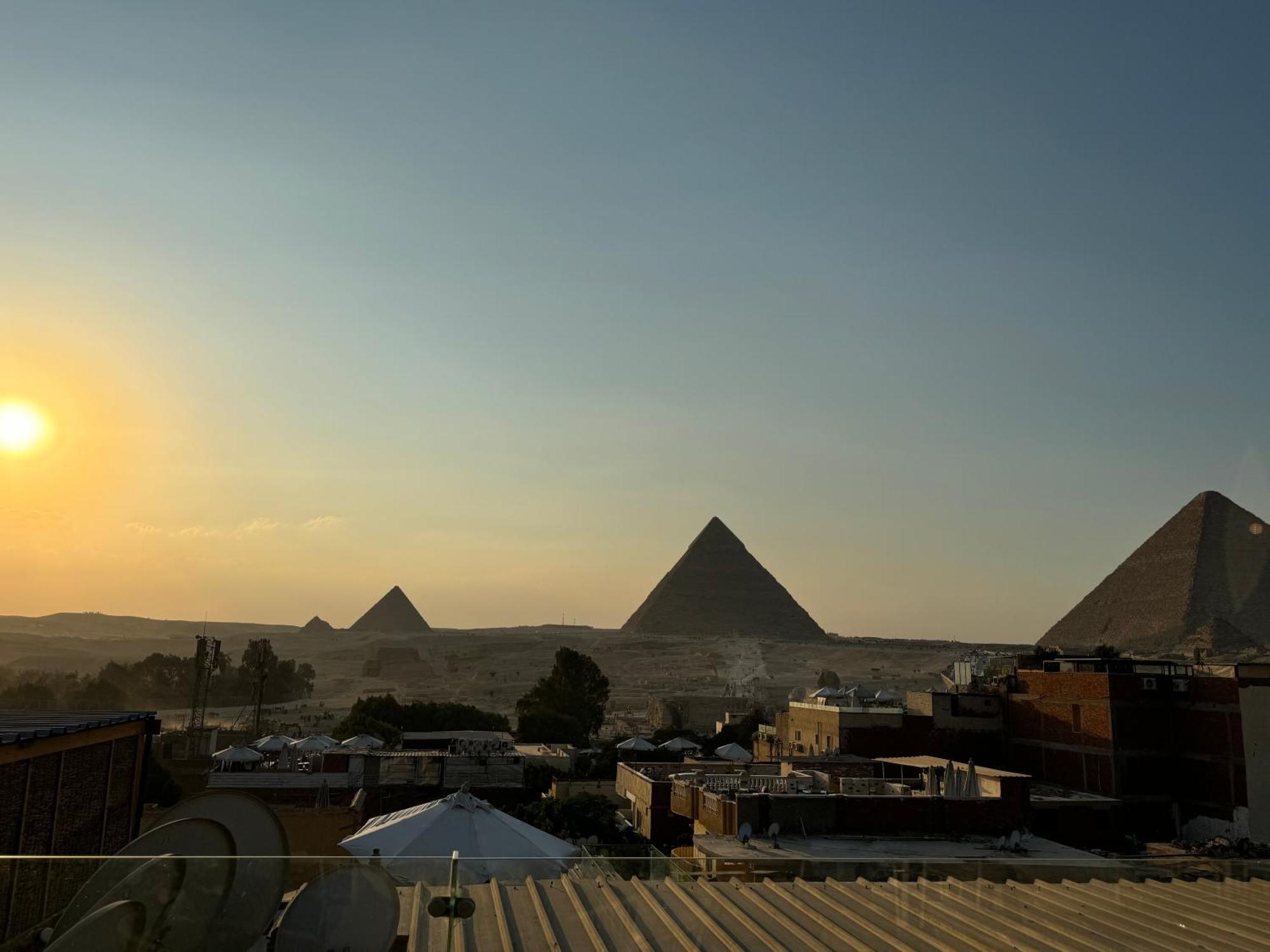 Kafret el-Gabal Pyramids And Sphinx Hotel מראה חיצוני תמונה